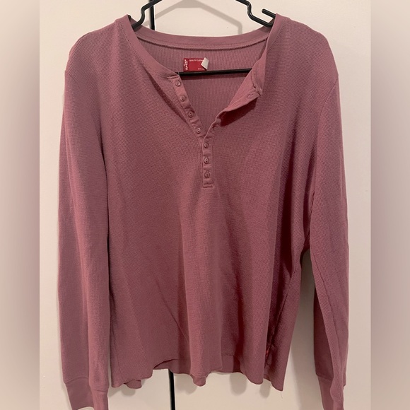 Ladies size XL Levis Waffle Half Button ahi - Good Condition Beautiful Colour - Picture 1 of 4